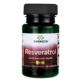 Resveratrol, Ресвератрол 50 мг, Swanson, 30 капсул