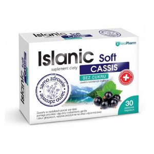 Islanic Soft Cassis, без сахара, 30 пастилок                                                                