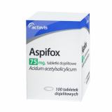 Aspifox 75 мг, 100 таблеток