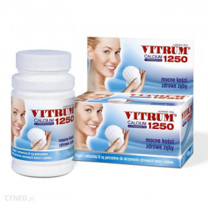 Vitrum Calcium 1250 + Vitamin D3,Витрум 120 таблеток