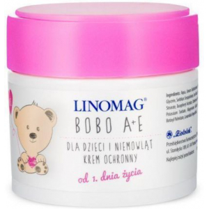 Linomag Bobo A + E, защитный крем для детей и младенцев, от рождения, 50 мл              