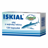 Iskial, масло печени акулы, 120 капсул      