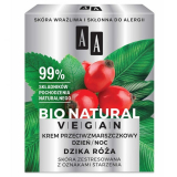 AA Bio Natural Vegan, крем против морщин с дикой розой, днем ​​и ночью, 50 мл