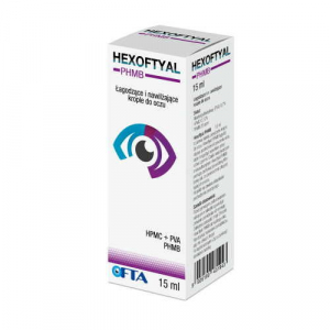 Hexoftyal, успокаивающие и увлажняющие глазные капли, 15 мл