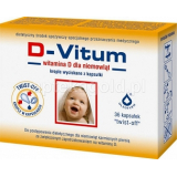  D-Vitun, витамин D для младенцев 400j.m., 36 капсул твист-офф