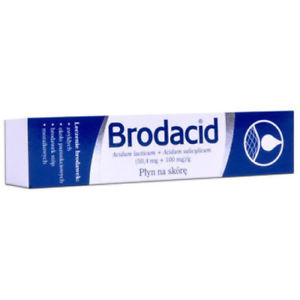Brodacid (50,4мг+100мг)/г,жидкость для устранения бородавок, 8 г       