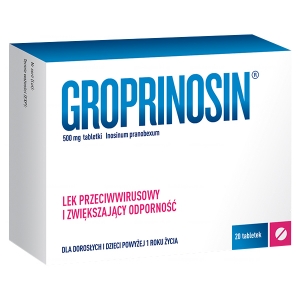 купить в Украине Groprinosin, Гроприносин 500 мг, 20 таблеток ...