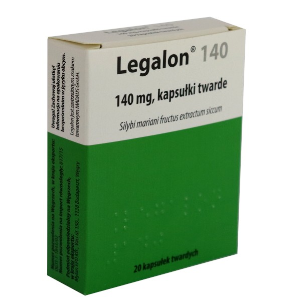 Legalon Легалон 140 мг, 20 капсул  в 