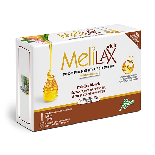 Melilax Adult,Aboca, Ректальная микроклизма с промелаксином для ...
