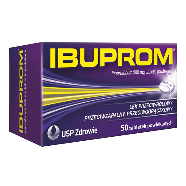 Ibuprom 200 мг, 50 таблеток купить в Украине