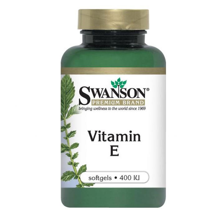 Витамин Е 200IU, Swanson, 60 капсул. 