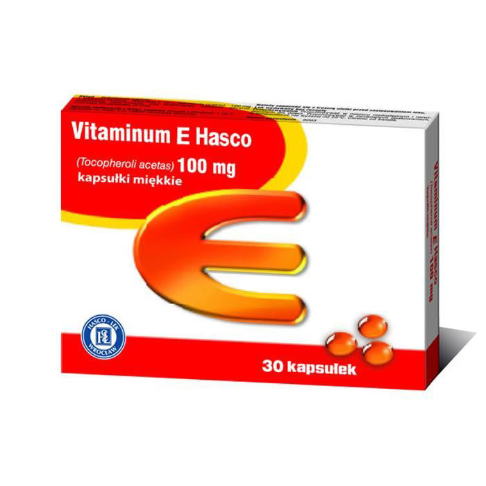 Витамин Е 100 мг, 30 капсул | Цена, Купить онлайн на Robinia Pharm